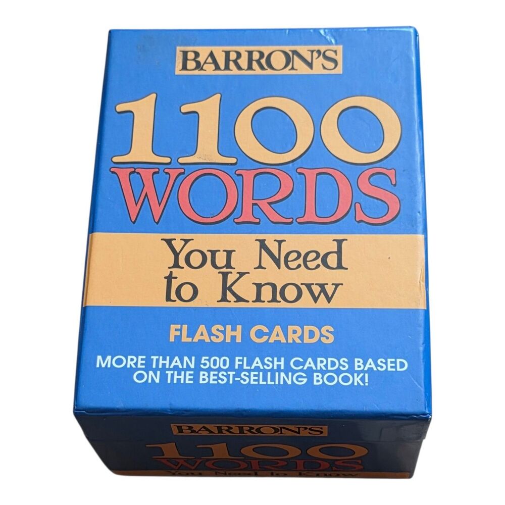 1100 Words You Need to Know Flashcards - Cards By Gordon, Melvin